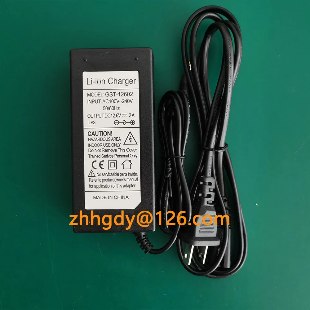 

AC adapter charger for FFLBT-40 battery View 1 M7 M5 fiber fusion splicer 12.6V 2A