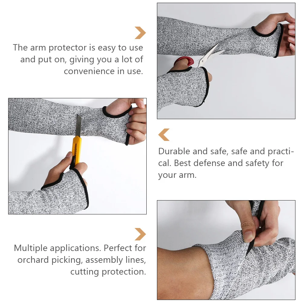 1 زوج قطع مقاومة أكمام أذرع تبريد خفيفة الوزن تنفس المضادة للخدش الذراع حامي ل بستان قطف خطوط التجميع المعصم النخيل