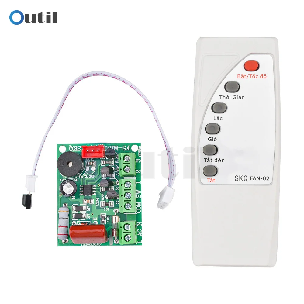 Air Conditioning Fan Electric Fan Remote Control Cold Fan Mother Board Circuit Board with remote control Circuit Universal Board