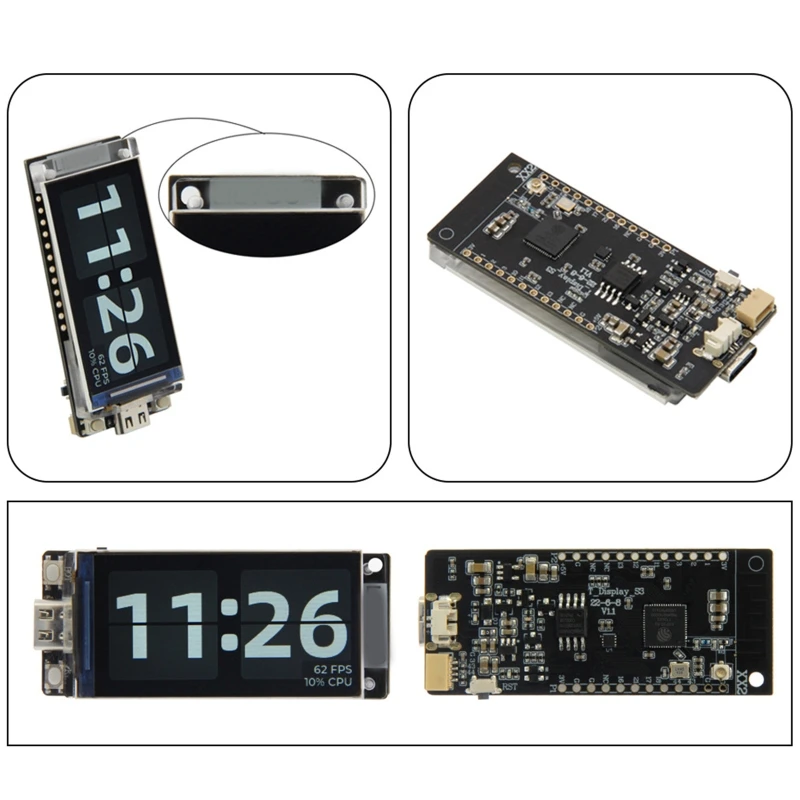 Imagem -02 - Lilygo T-display-s3 Esp32-s3 1.9 em St7789 Display Lcd Placa de Desenvolvimento wi fi Bluetooth-compatible5.0 Módulo sem Fio Dropship