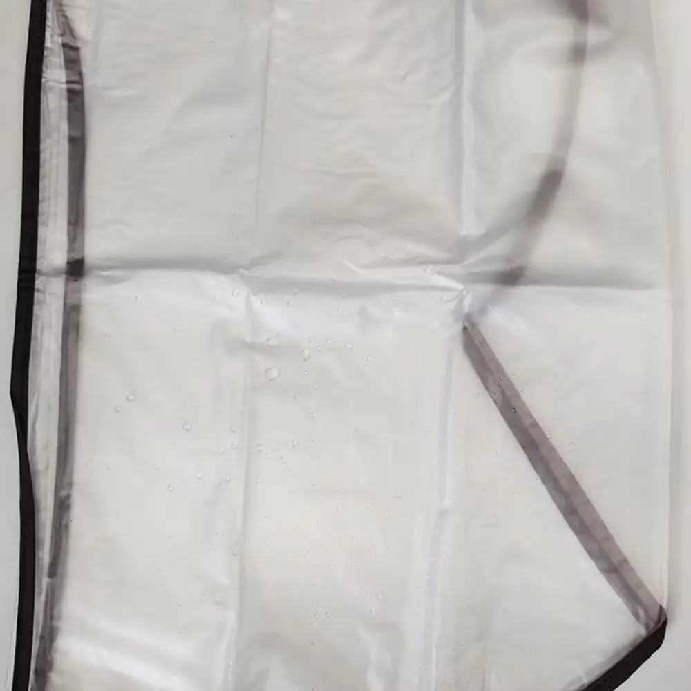 

With Zipper Golf Bag Cover Waterproof Large Capacity Golf Bag Rain Coat PVC Clear Carrying Case Golf Bags Shield Outdoor Sports