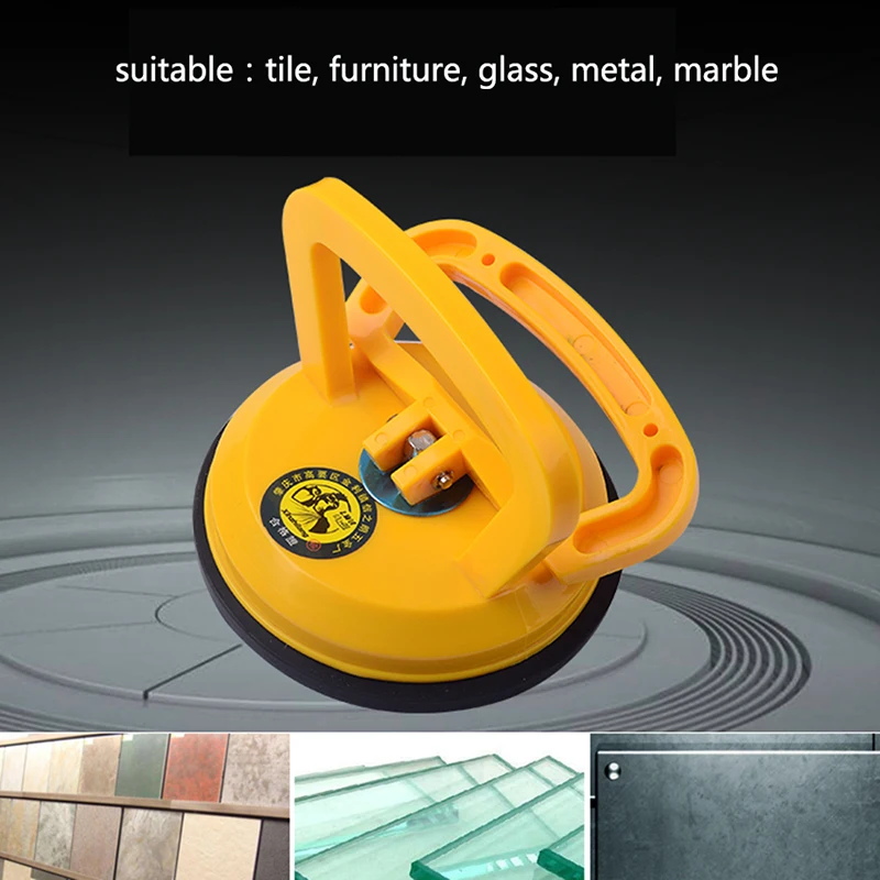 Vacuum Suction Cup Glass Lifter Powerful Glass Tile Carrier Gripper Sucker Plate for Glass Tiles Mirror Granite Lifting Tool