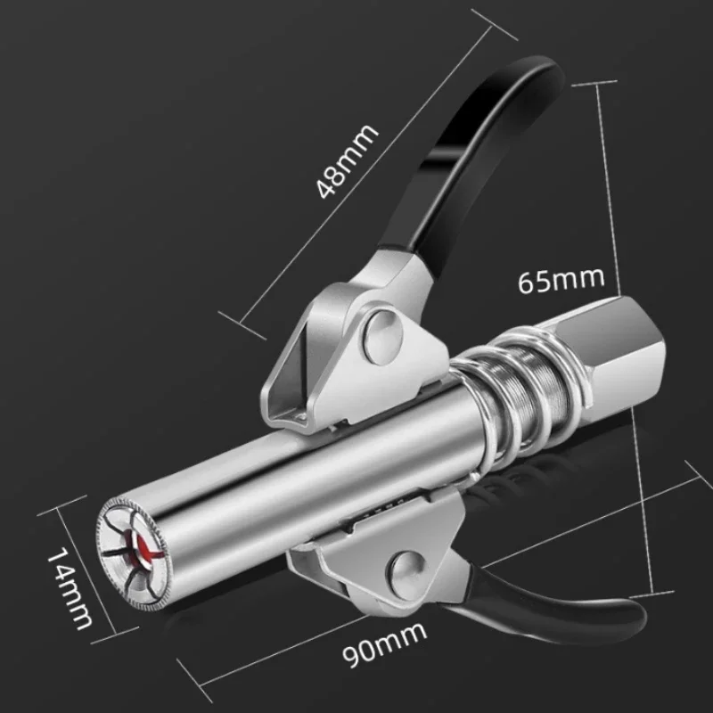 10000PSI High Pressure Grease Coupler Nozzle Hose Pump Syringe Grease Gun NPT1/8 Adapter Brake Oil Change Tools Car Accessories