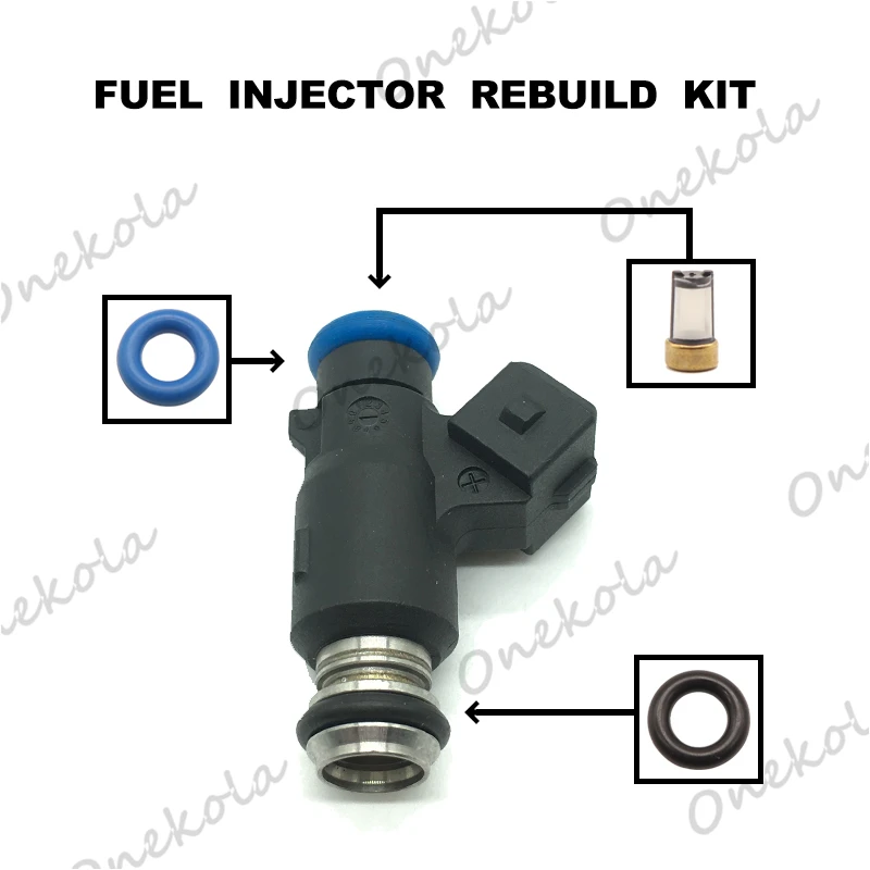 Filters Orings Seals Grommets Fuel injector service kit filter for Geely MK 1 2 MK1 MK2 MK-Cross 28101891A