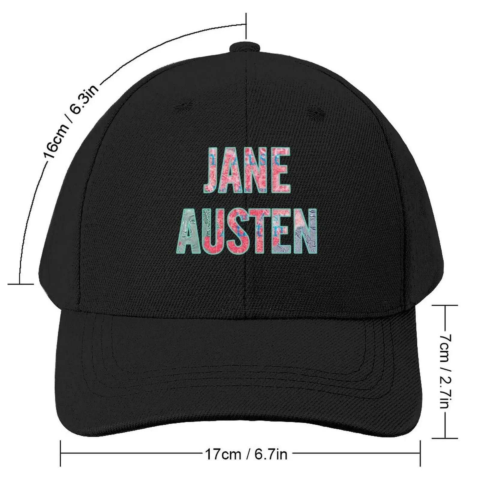 beautiful Jane Austen portrait Baseball Cap New In The Hat custom Hat Thermal Visor Men's Caps Women's