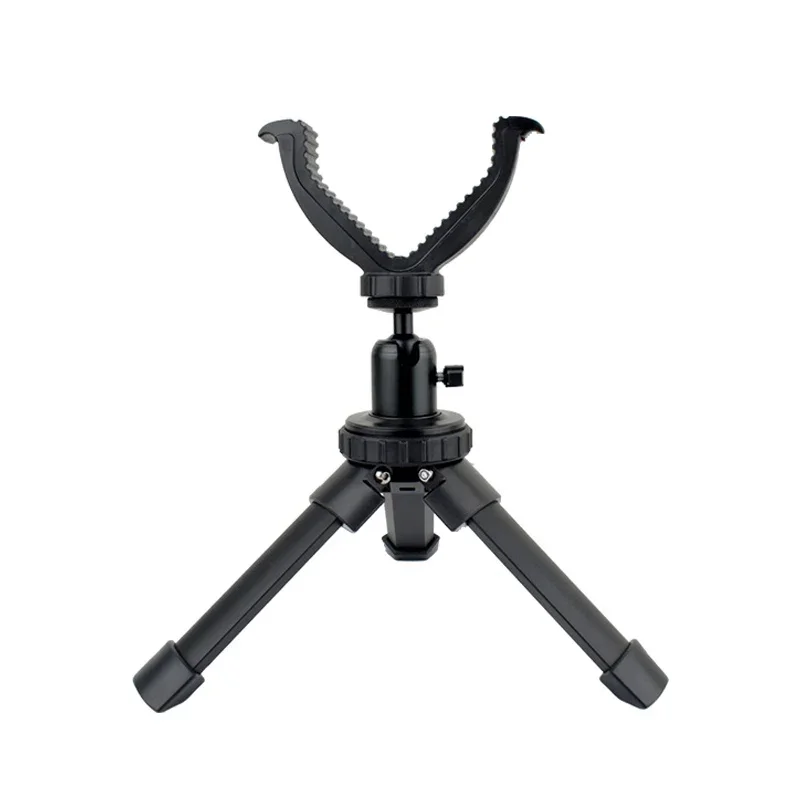 

Adjustable Tripod Stand Aluminum Camera Shooting V Yoke Mini Tripod outdoor Hunting Accessories for M4 M16 AR15 AR10 AK47 AK74