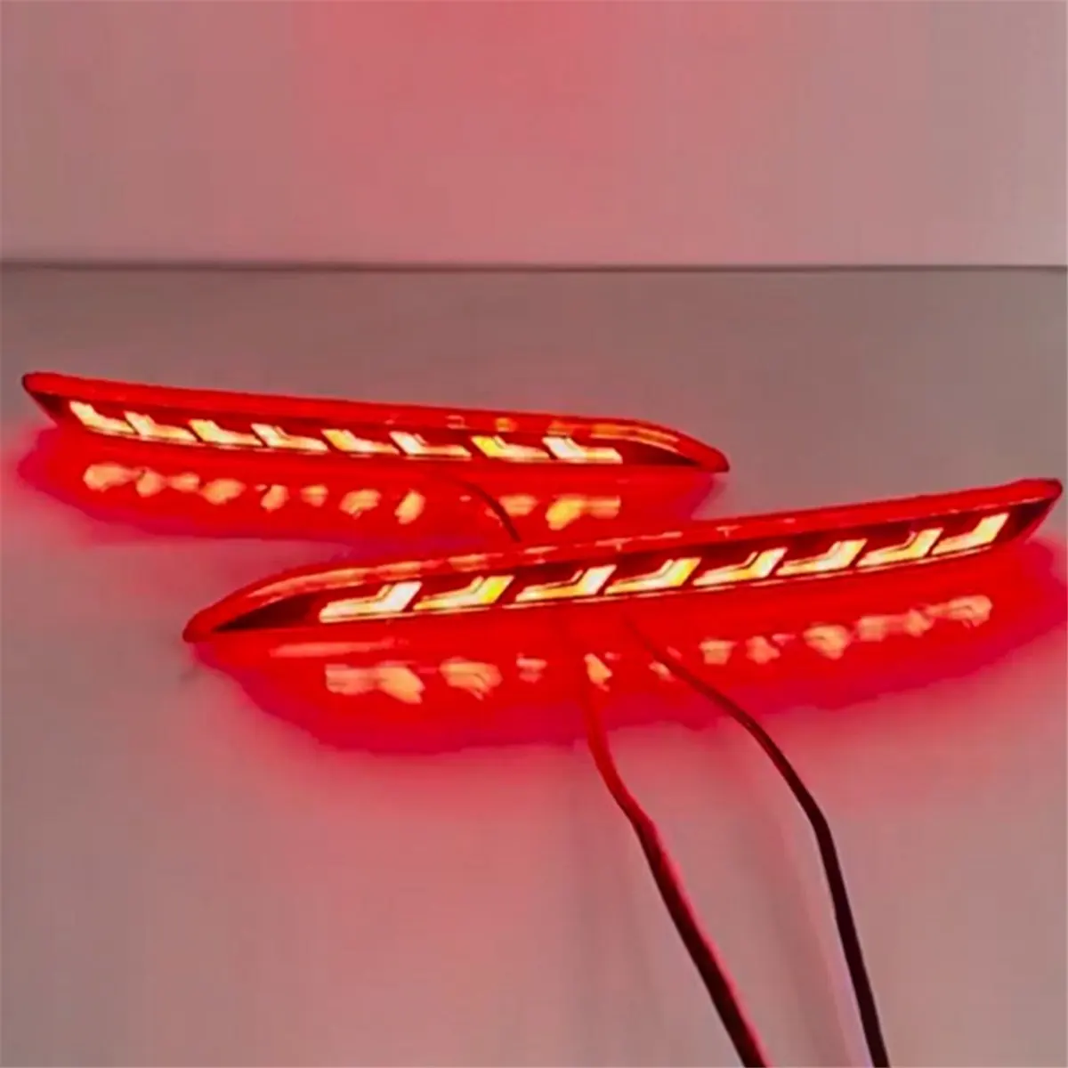 #26O (Red)Car Rear Bumper Light LED Dynamic Turn Signal Lights for Hyundai,Automotive Parts & Accessories