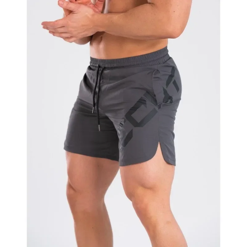 Men\'s Summer Gym Fitness Skinny Casual Motorcycle Shorts Sports Quick Dry Basketball Short Pants Beach Running Jogger Sweatpants
