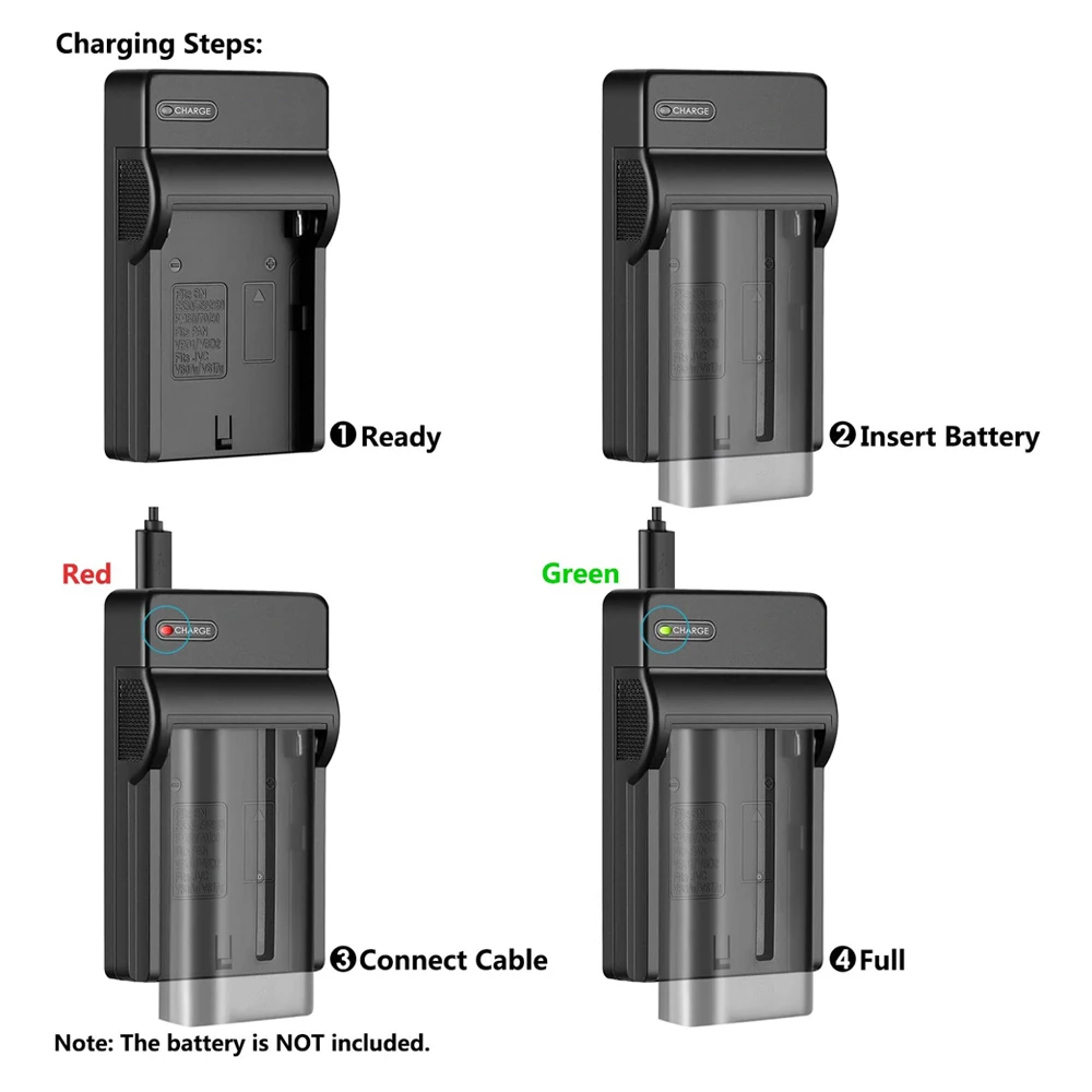 Ładowarka do Sony USB NP F550 NP-F550 NP-F960 NP-FP50 NP-FH50 NP-FV50 akumulator ładowarka do Sony NP-BN1 ładowarka BN1