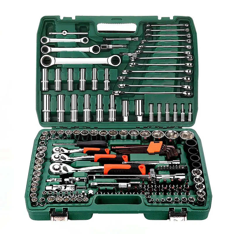 Auto repair socket wrench set combination repair sleeve ratchet car special tools Daquan multi-function toolbox