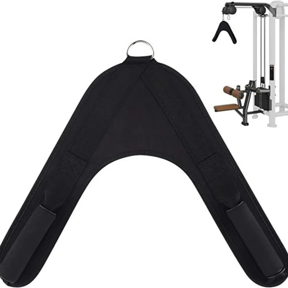 

EVA V-shape Crunch Belt Heavy Duty Resistance Training Abdominal Crunch Harness Straps V-Shape Design