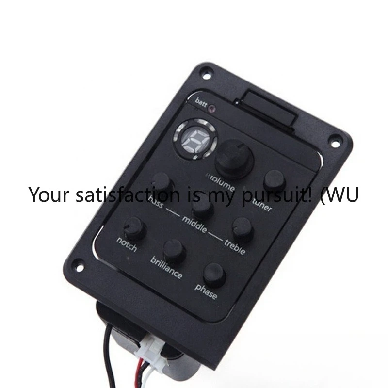 

Electric Box Equalizer 2 Guitar Accessories Folk Pickup LCD Tuning