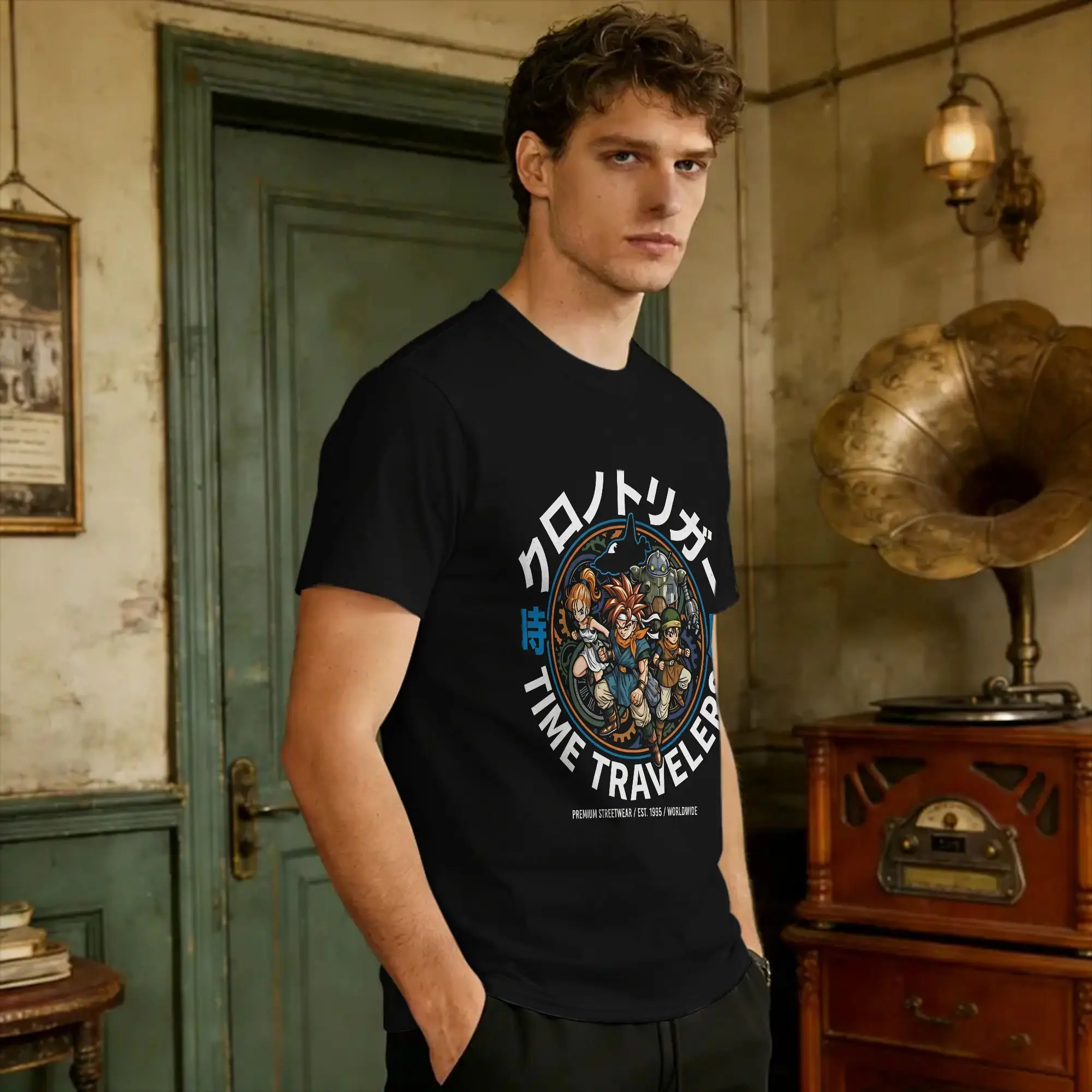Chrono Trigger Gaming Graphic Tee  T-Shirt Summer  Vintage T-Shirts Cotton Harajuku Tshirt For Men's Print Tees