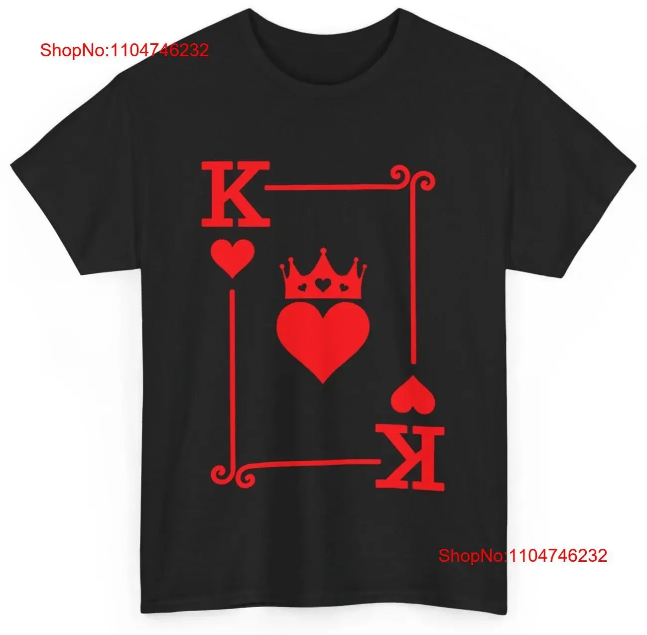 

Костюм King Hearts Card Игральные карты футболки винтажный стираный топ для повседневной носки Удобная уличная дизайнерская одежда