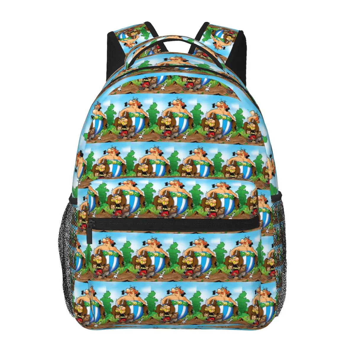 

Asterix Obelix (16) Студенческий рюкзак, школьная сумка, походный дорожный рюкзак для мужчин и женщин, модная сумка для книг, сумки на плечо