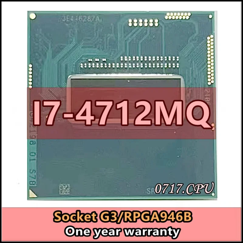 i7-4712MQ i7 4712MQ SR1PS 2.3 GHz Quad-Core Eight-Thread CPU Processor 6M 37W Socket G3 / rPGA946B