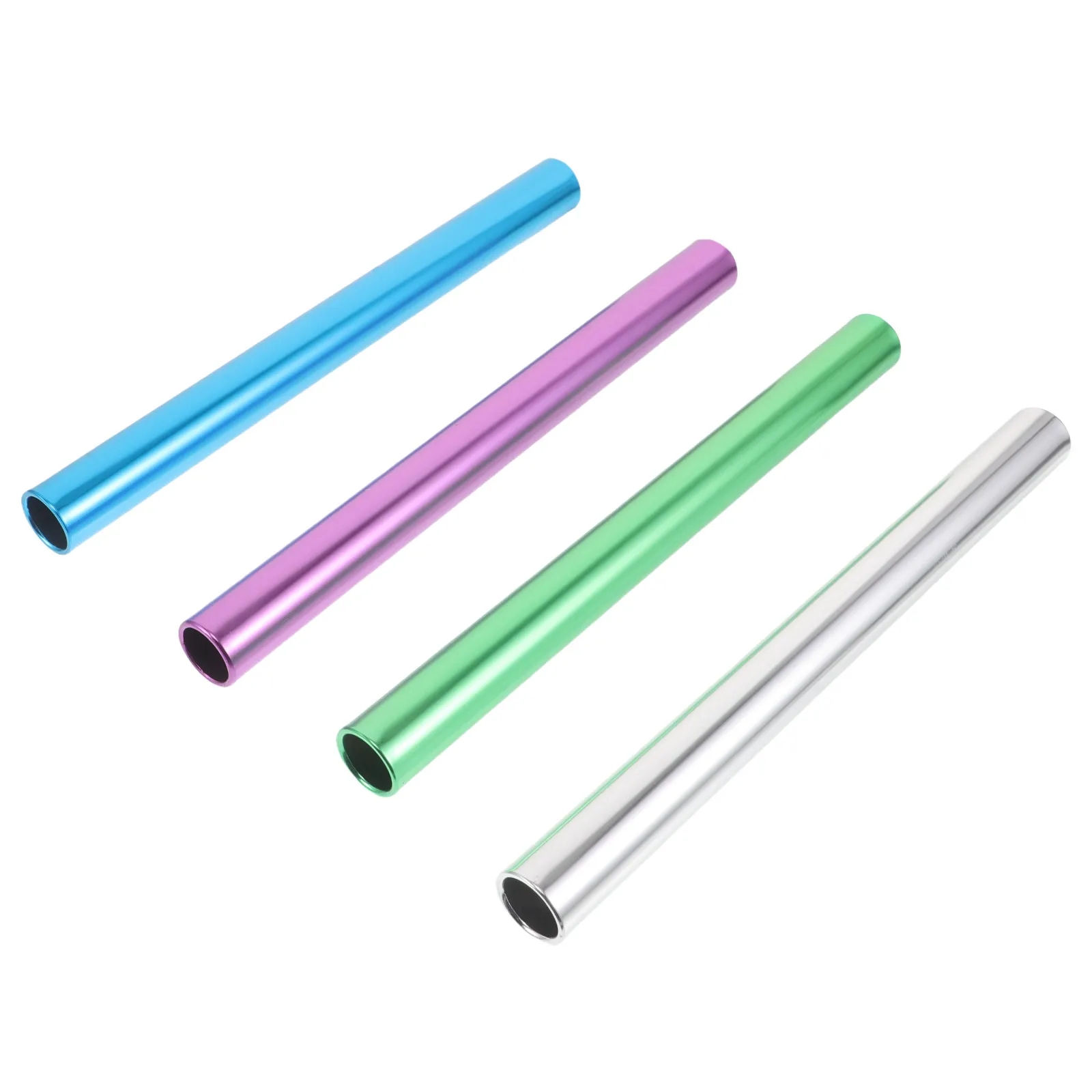 

Набор из 4 эстафетных палочек из алюминиевого сплава с гальваническим покрытием для тренировок и соревнований по легкой атлетике