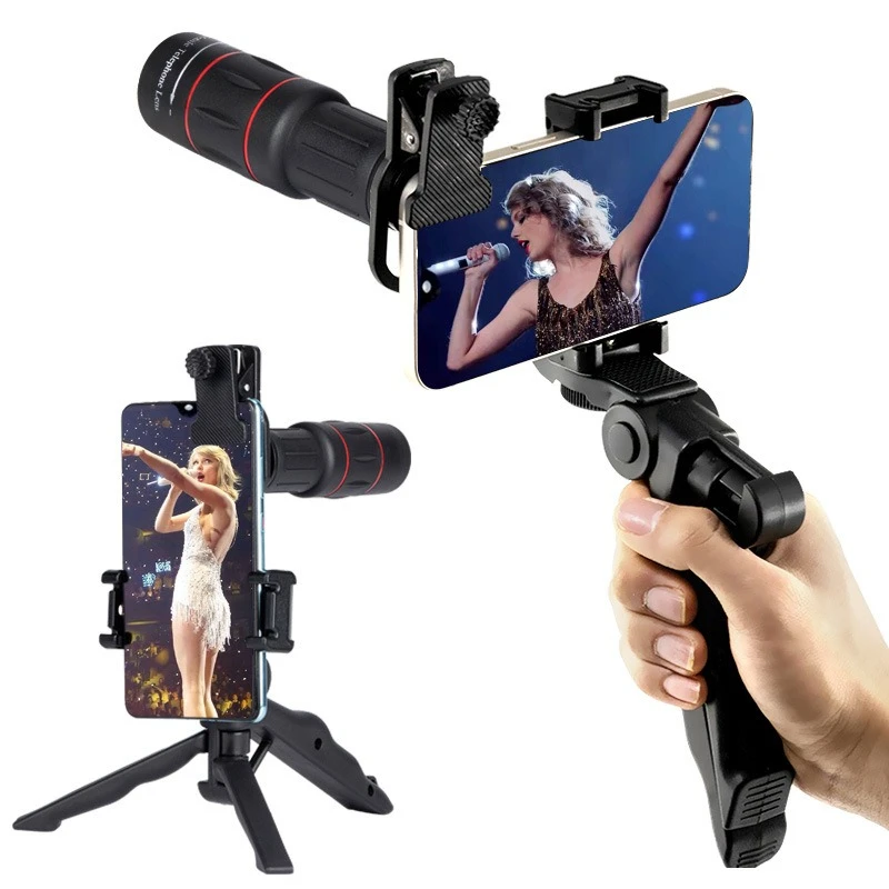 High power lens telescope mobile phone external lens concert camera