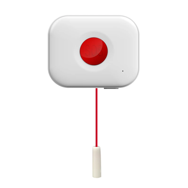 WiFi Tuya SOS-Taste, Gesundheitswarnsysteme, persönlicher Alarm, Sicherheit, wasserdicht, mit Kordelzug für behinderte ältere Kinder