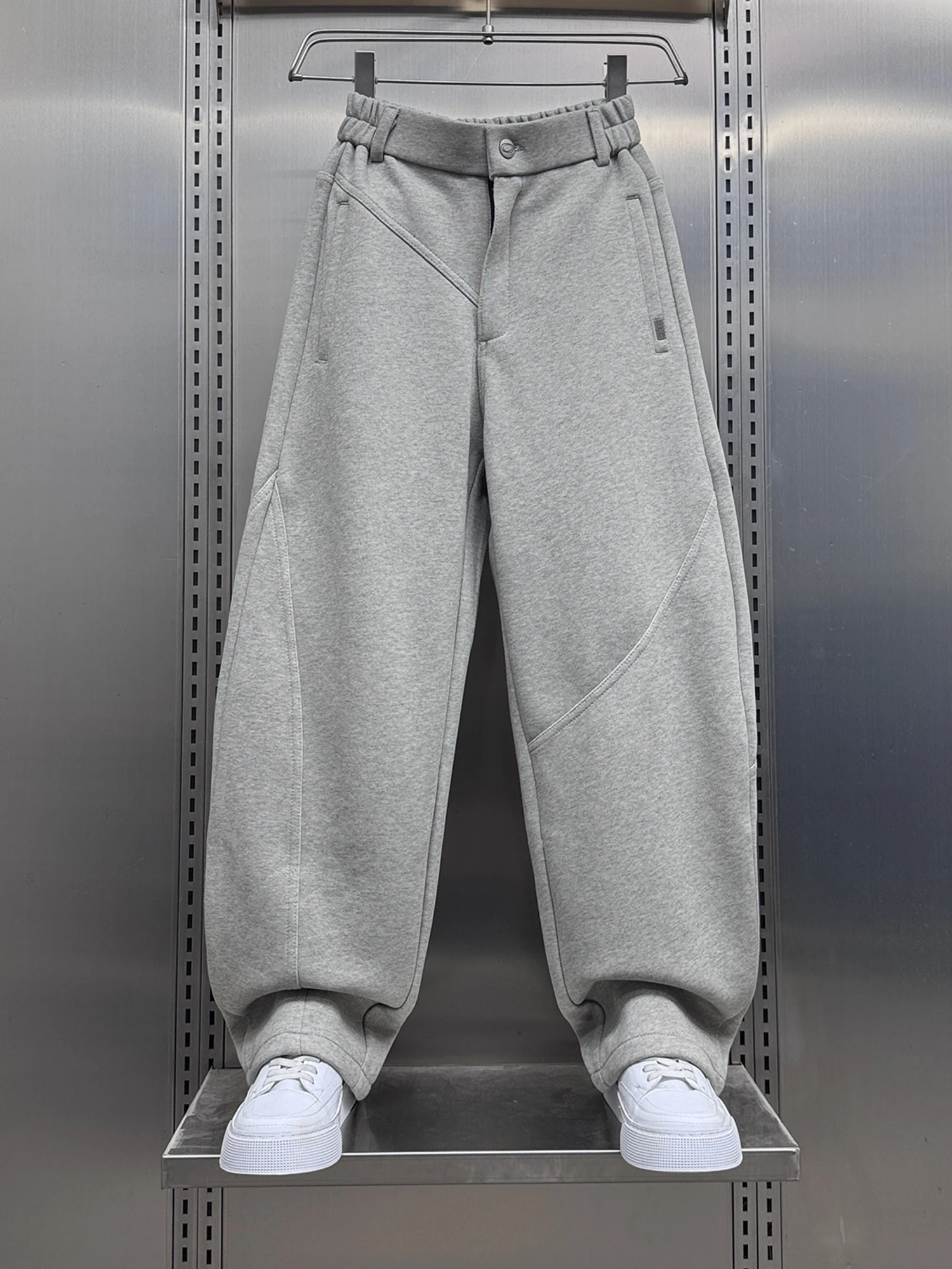 

Casual Straight Leg Men's Pants Autumn Winter New Sle Loose Fit Hipster Wide Leg Trousers Japanese Trendy Brand Knife