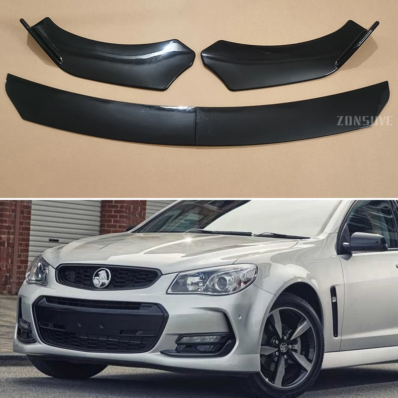 For Holden Commodore 2016--2024 Year Front Bumper Lip Splitter Universal Spoiler Body Kit Accessories