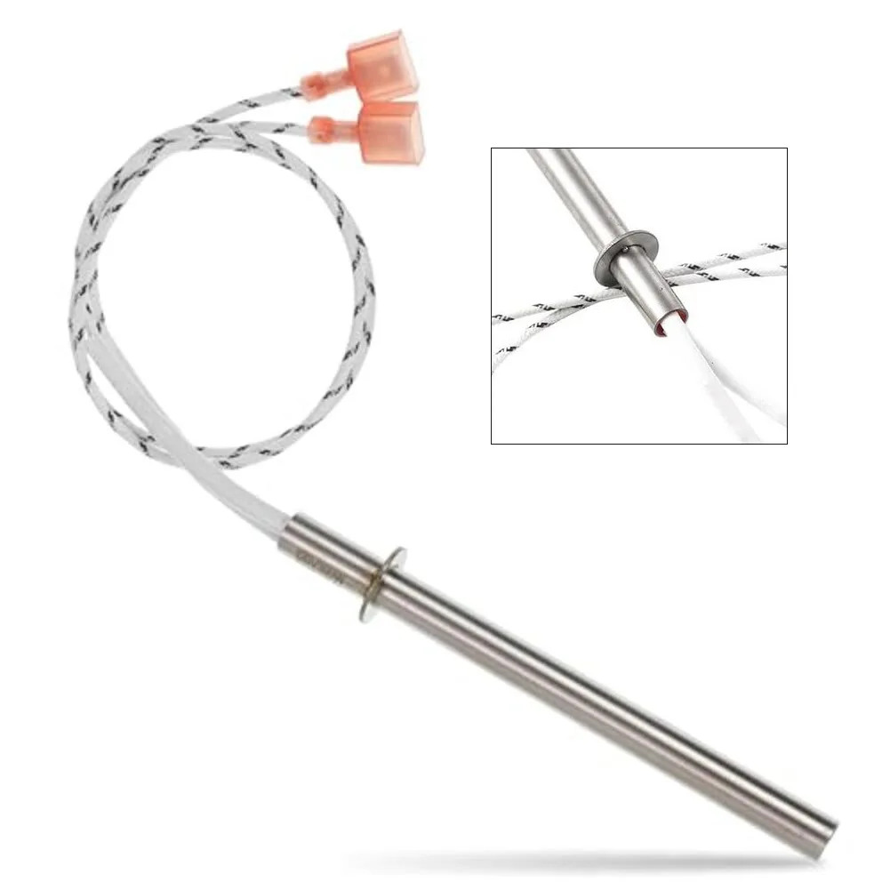 

Cartridge 4.9in SRV7000-660 Igniter Pellet Stove Repair 110 120V AC Operation Cartridge Total Length 4.9in Silver