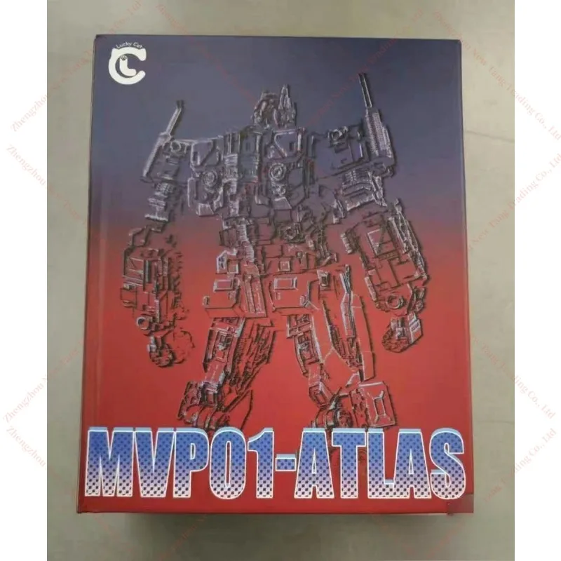 【48 uur verzending】Transformeerd speelgoed Lucky Cat MVP01 MVP-01 ATLAS Op Commander DLX 28CM 11-inch actiefiguren Speelgoedcadeau Collectio
