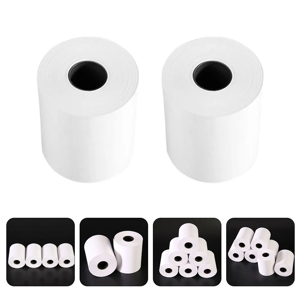 10 Rolls of POS machine receiving silver thermal papers Thermal Cash Paper Hospital Receipt Paper Printing Receipt Paper Rolls