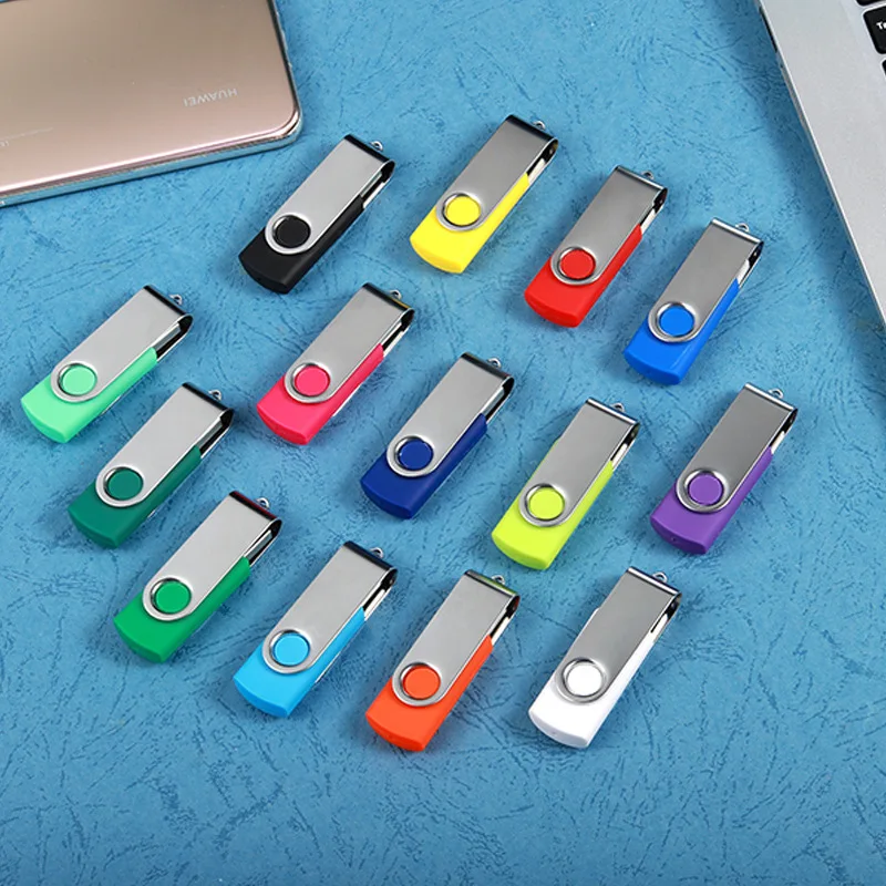 Бесплатная лазерная гравировка на заказ металлический зажим цвет USB2.0 высокоскоростной флэш-накопитель 2 ГБ 4 ГБ 8 ГБ 16 ГБ 32 ГБ 64 ГБ 128 ГБ