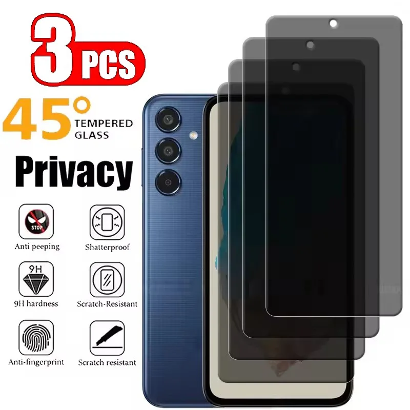 

3Pcs Privacy Glass For Samsung Galaxy A10 A10E A10S A20 A20E A20S A30 A30S A40 A40S A50S A60 A70 A70S A80 A90 Screen Protector