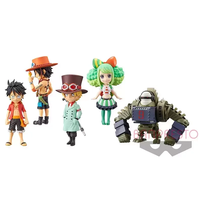 

Original Bandai Banpresto One Piece Anime WCF STAMPEDE 3 Luffy Ace Sabo PVC Action Figure Model Collectible Toy Figurine