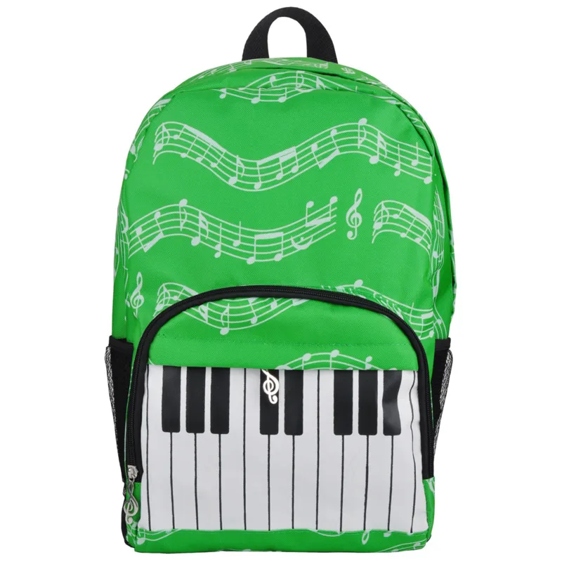 Music Backpacks Waterproof Oxford Cloth PUNK Note School Funny Bag Artistic Rucksack Casual High Capacity Shoulder Travel Bag