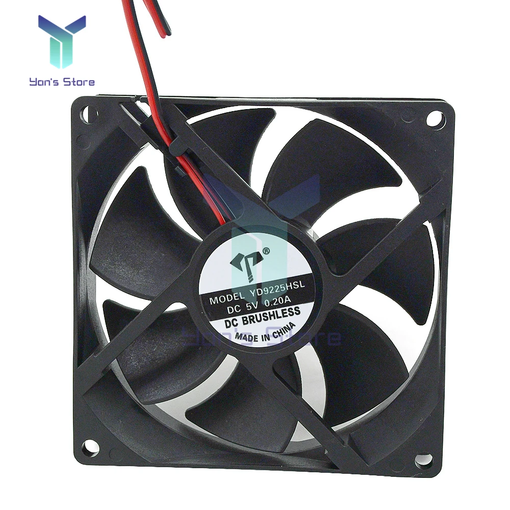 DC 5V/12V/24V 0.20A 9cm DC Brushless Quiet fan YD9225HSL Oily Blower Micro Centrifugal Fans DC exhaust cooling fan Heat Sink