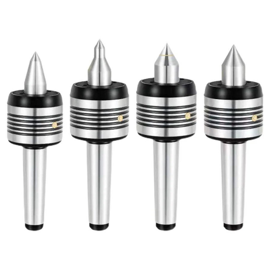 ความแม่นยำสูง0.005 Live โรตารี่กลาง MT2 MT3 MT4เครื่องกลึง CNC Movable Tailstock โลหะผสม Thimble Morse เหล็ก Centre เครื่องมิลลิ่ง