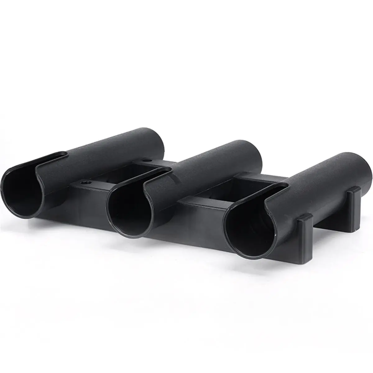 618 Mega Sale 3 Tubes Link Fishing Pole Holder Boat Rod Holders Plastic Fishing Rod Racks for Boat Garage Cooler Trailer