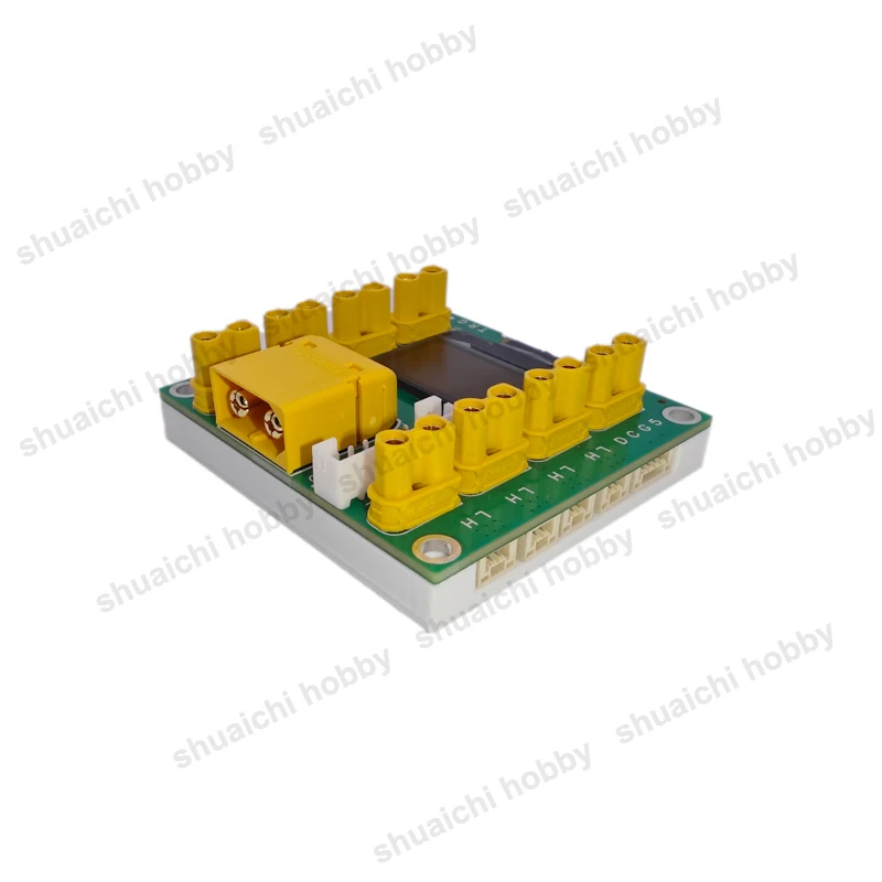 1PCS Smart Power Wire Splitter Module XT30/XT60/2P-CAN Interface Board Volt Amp Power Monitoring with Display for DJI RoboMaster