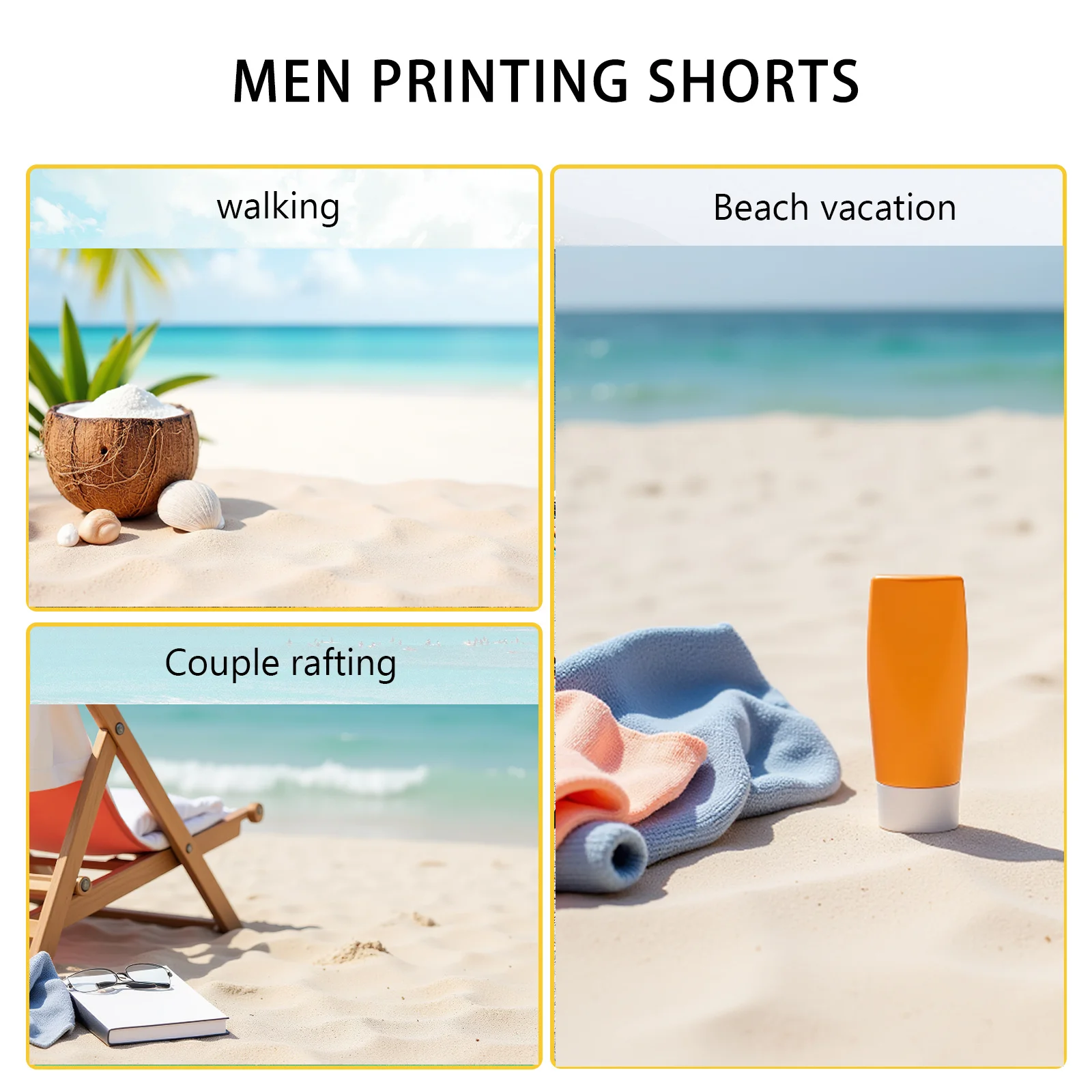 

1pcs 1 Pair Men'S American Flag Swim Trunks Quick Dry Beach Shorts For Swimming Surfing Rafting Outdoor Sports Summer Wear