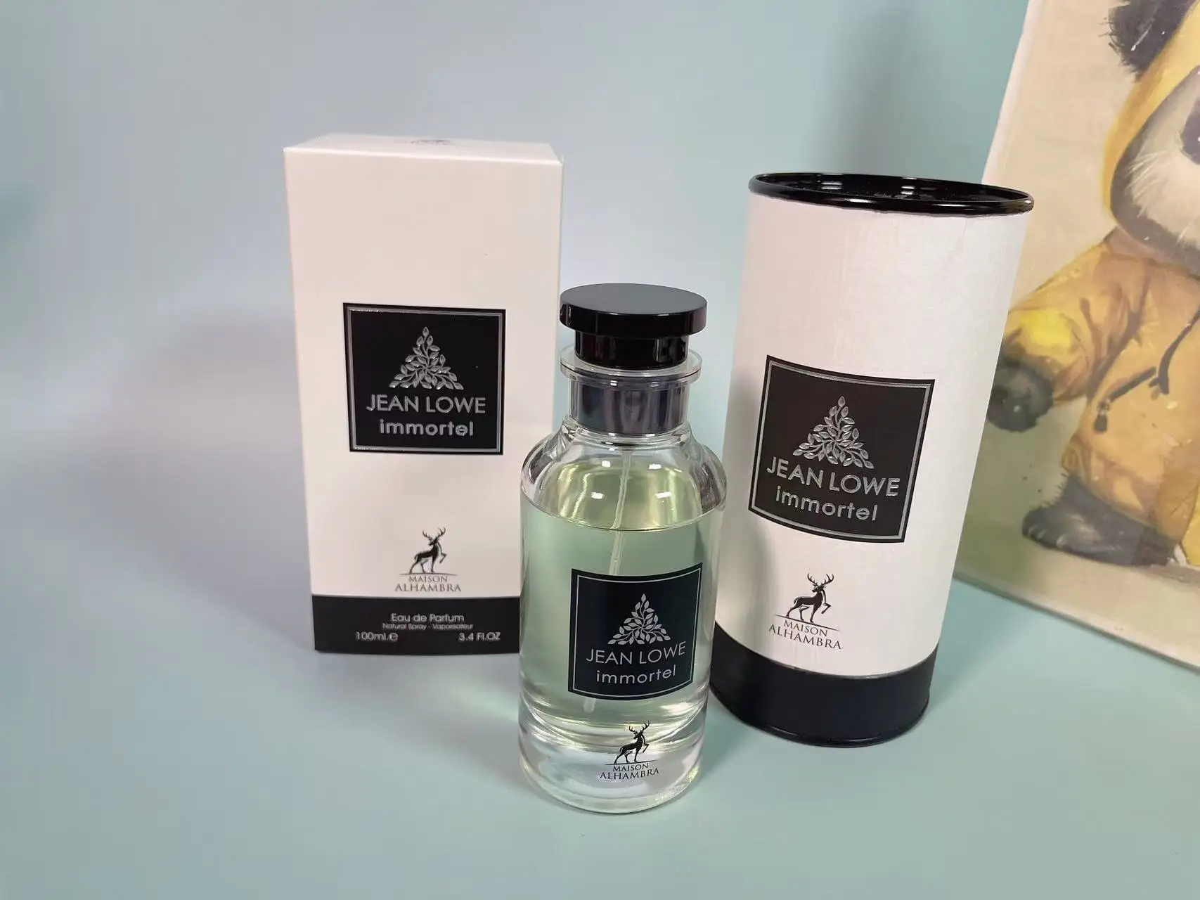 Maison Alhambra Jean Lowe Vibe Unisex Eau de Parfum 3.4oz - الحمضيات، فاكهي، عطر خشبي عطري، هدية مثالية لعيد الميلاد