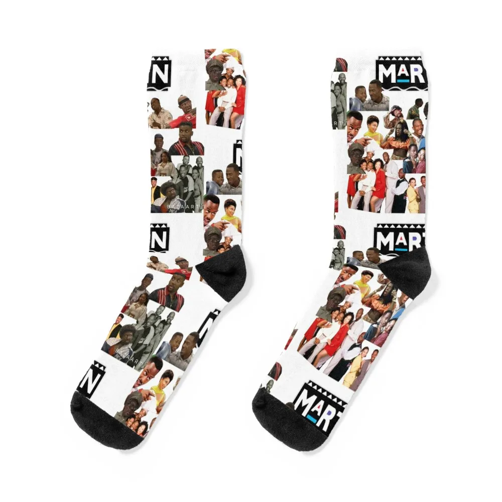 

Martin Socks aesthetic luxe sheer with print Men's Socks Women's
