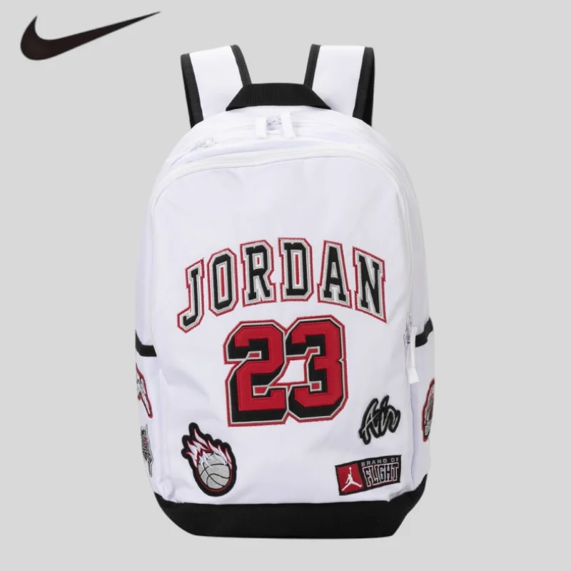 

Nike JORDAN Backpack Men's and Women's Bags Fashion School Bags Large Capacity Backpack JD2433006AD-001