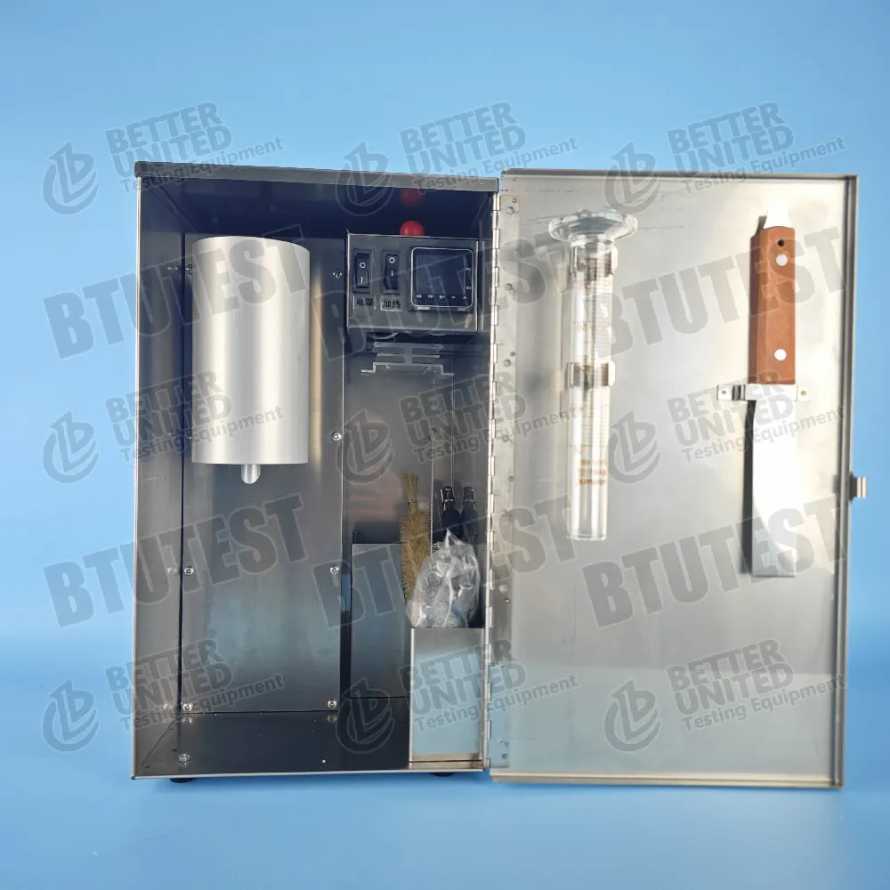 1 Year Warranty High Accuracy Electronic Retort Kit Stainless Steel Oil Water Separating Device ASTM Standard Testing Equipment