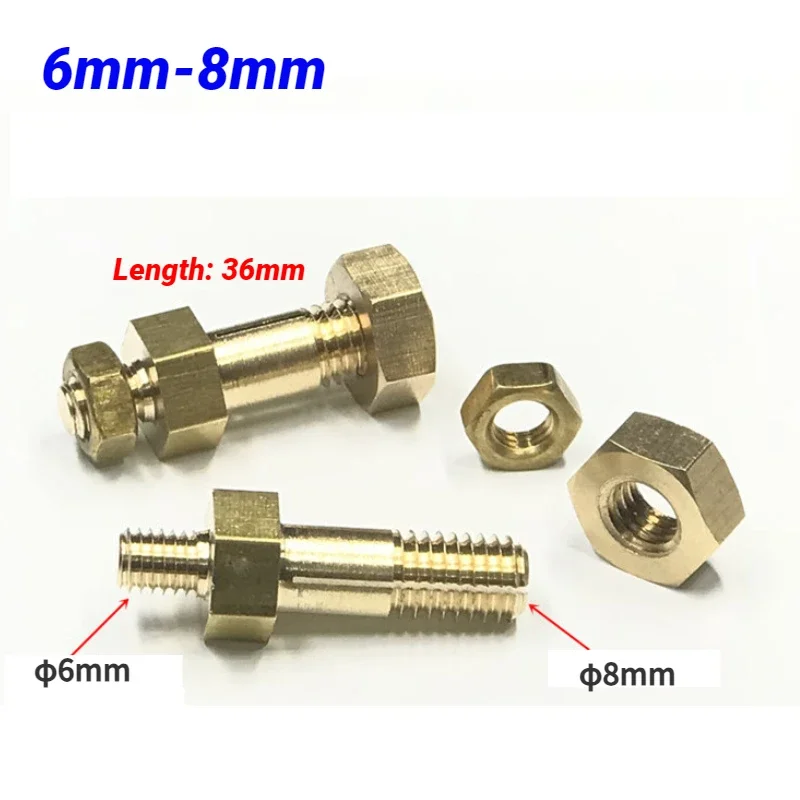 2pcs Vacuum machine packaging machine copper screws bolts Vacuum Sealer Heat Sealing Bar Brass Screw bolt  8mm M6 M8 Spare Parts