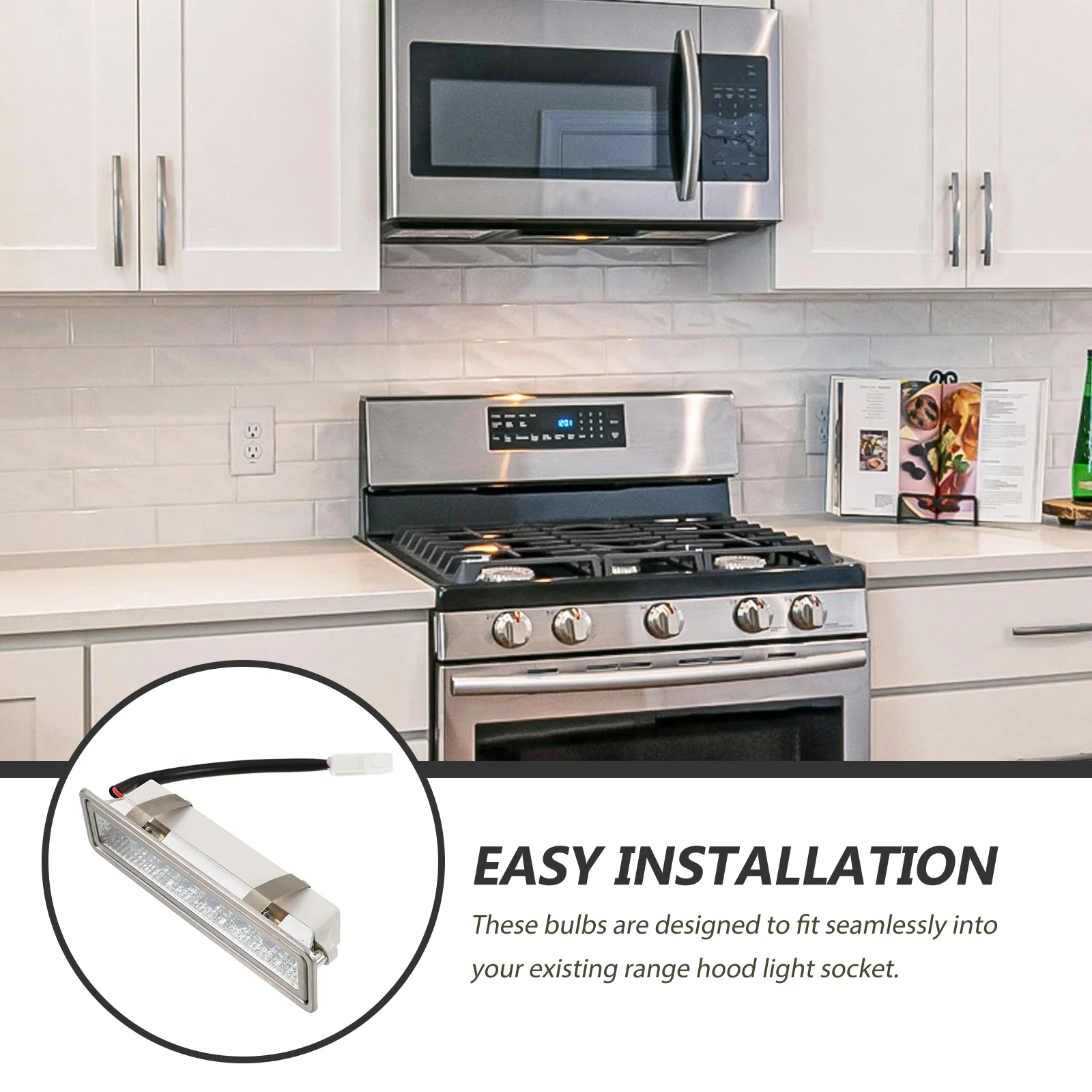 Led Light Bulbs For Range Hoods Universal Fit For Cooker Hoods Cold Light For Kitchen Ventilation Systems Range Hood Light Bulbs