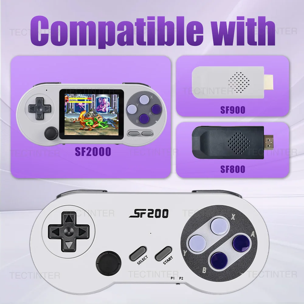 Wireless Controller with 3D Rocker For SF2000/SF900/SG800 Portable Handheld Video Game Console for Gamepads Gaming Accessories