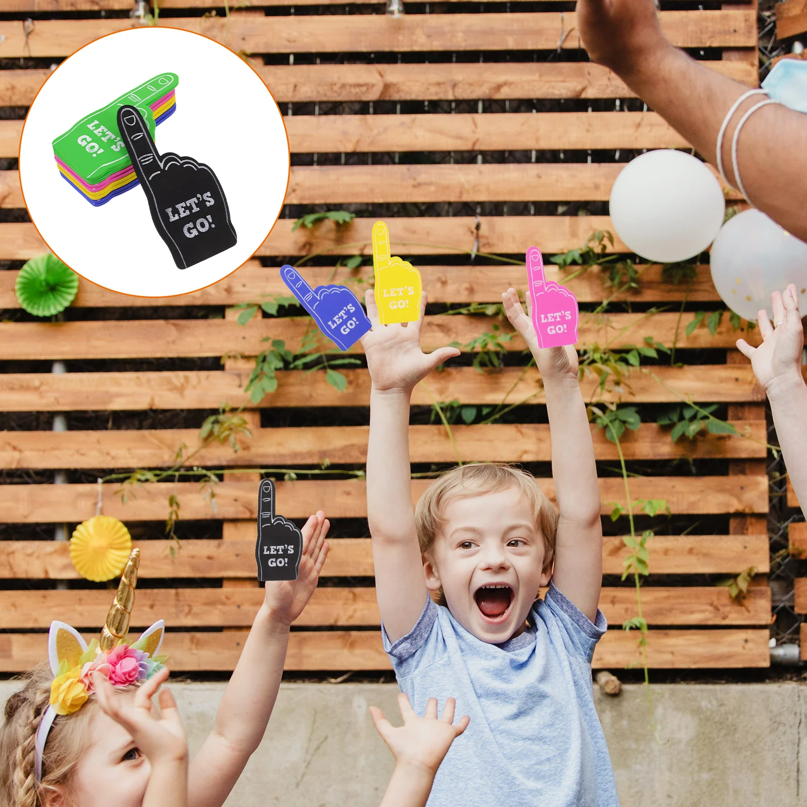 10 قطعة إصبع رغوة يهتف الدعائم التصميم الإبداعي خفيفة الوزن إيفا حفلة تفضل الرياضة صناع الضوضاء كرة القدم لعبة التشجيع