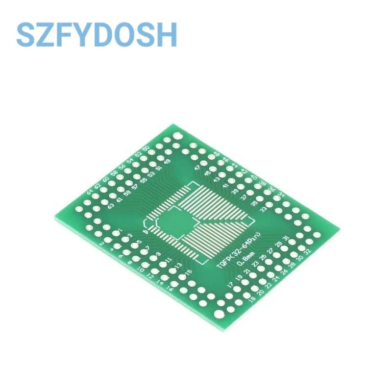 10PCS SOP Patch Adapter Board SOP8 SOP10 SOP14 SOP16 SOP20 SOP24  SOT223 QFP32-100 QFN32 QFN40  TQFP QFN IC Test Board PCB Board