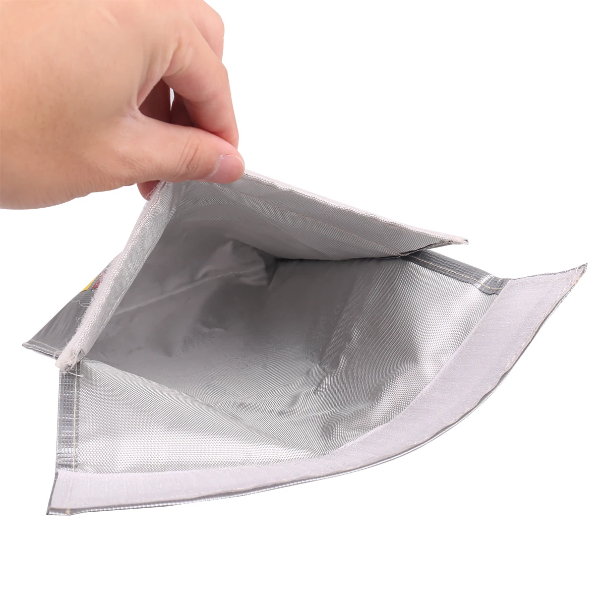 LiPo Guard-veiligheidstas voor opslag en opladen van lithiumbatterijen Brandwerend, explosiebestendig M-21,4x18 L-30,3x23 cm