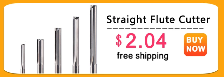 Dreanique 1pc 3.175 4 6 8mm Shank DLC Coatting 2 Flutes Carbide Straight Flute End Mill Bit CNC Milling Tool Slot Milling Cutter