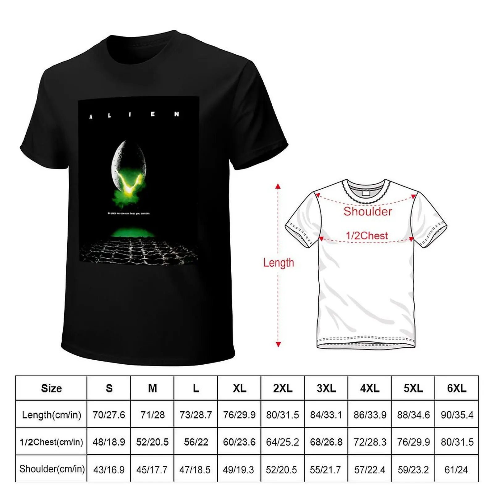 Alien T-Shirt Summer Fashion Casual Tee Shirt