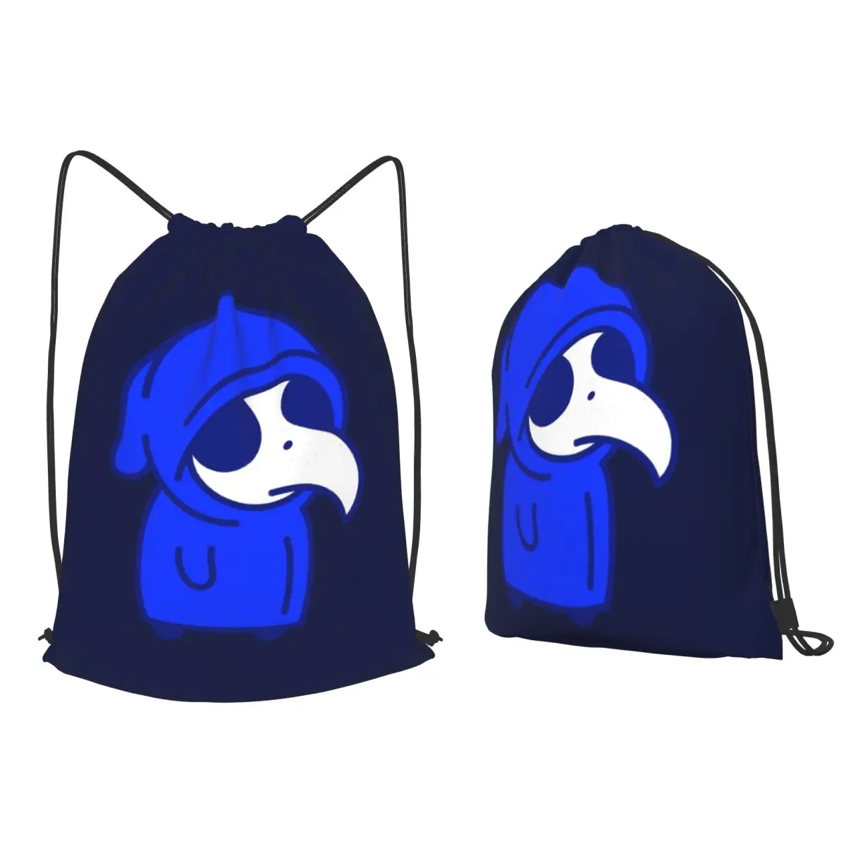 Little Baby Plague Doctor Backpacks Multi-function Drawstring Bags Shoes Bag Book Bags for Travel Students